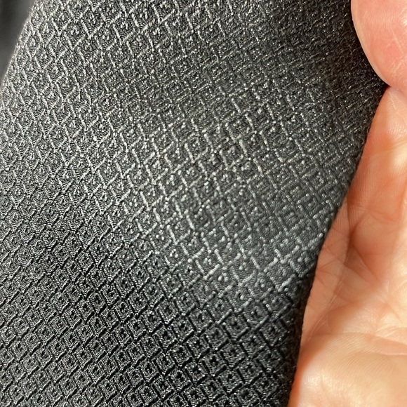 Ted Backer Black Jacquard Textured Side Zip Trouser Size 4(l/14) - Picture 6 of 9